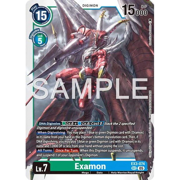 Advanced Booster Digimon Generation Examon EX3-074 [Reprint]