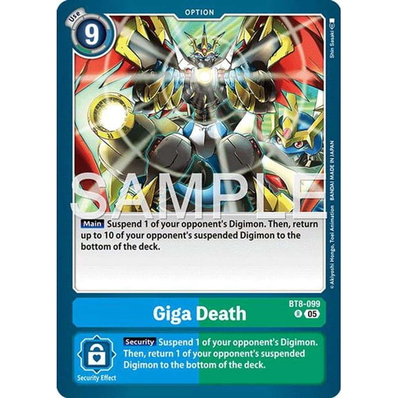 Advanced Booster Digimon Generation Giga Death BT8-099 [Reprint]