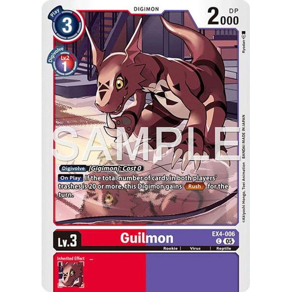 Advanced Booster Digimon Generation Guilmon EX4-006 [Reprint]