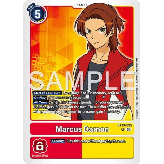 Advanced Booster Digimon Generation Marcus Damon BT13-095 [Reprint]