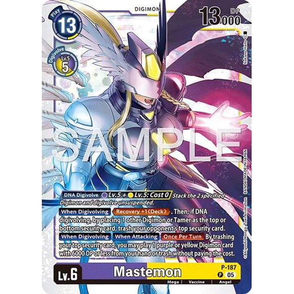 Advanced Booster Digimon Generation Mastemon P-187 [Reprint]