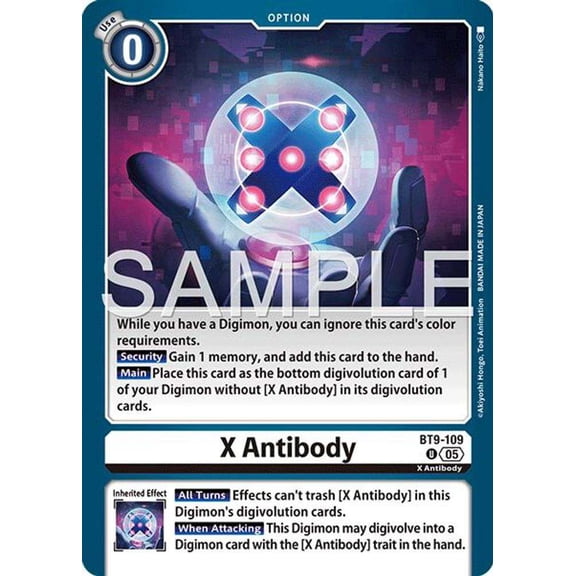 Advanced Booster Digimon Generation X Antibody BT9-109 [Reprint]