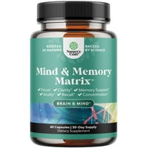 Natures Craft Advanced Nootropics Brain Support Supplement for Memory and Focus, 60 Capsules