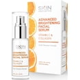 thumbnail image 1 of Skin Aesthetics Vitamin C and Collagen Face Serum - Pore Minimizer, Dark Spot Remover, Anti-wrinkle, Advanced Brightening Facial Serum - Cruelty Free Korean Skincare For All Skin Types - 1.69 Fl. oz, 1 of 6