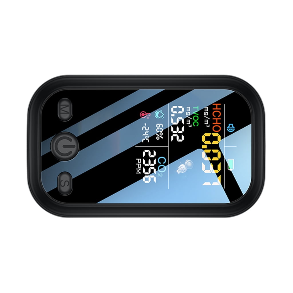 Advanced CO2 Temperature Humidity Meter with LCD Screen CO2 Digital Monitors Simple to Use for Offices & Residential Use