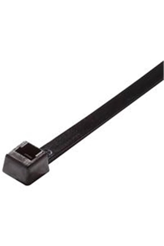 ACT Standard Cable Ties, 7", UV Black, 100/Pkg (AL-07-50-0-C)