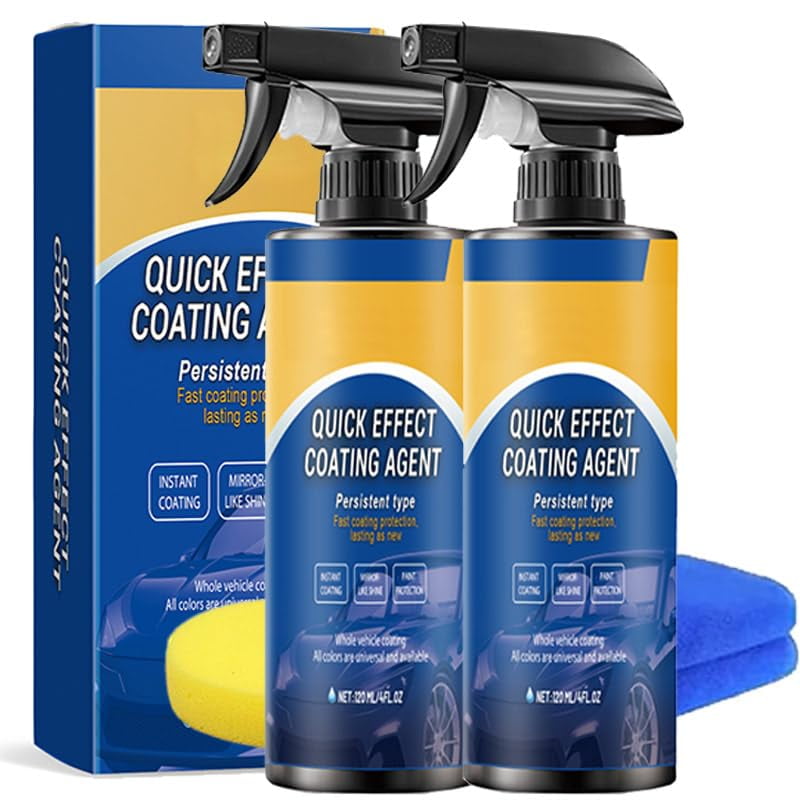 Advanced Car Quick-Acting Coating Agent Spray, 3 in 1 High Protection