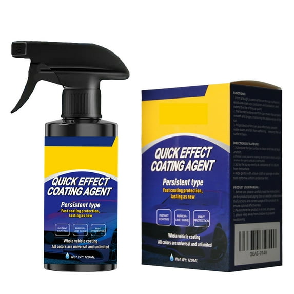 Advanced Car Quick Acting Coating Agent Spray Long-Lasting Protective Gloss Enhancer for Automotive Exterior