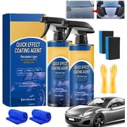 Advanced Car Quick-Acting Coating Agent Spray, Quick Effect Coating Agent, 3 In 1 High Protection Quick Car Coating Spray, Restore Car Shine and Long-Lasting Protection 2pcs