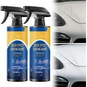 Advanced Car Quick-acting Coating Agent Spray, 2025 New Car Coating Sprays, Quick Effect Coating Agent, Quickly Coat Car Wax, Polish Spray Waterless Wash Wax, Oil Film Emulsion Glass Cleaner (1Pcs)