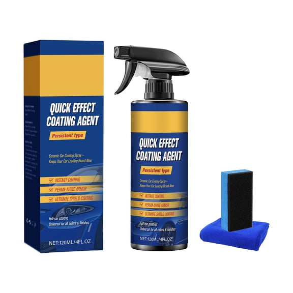 Advanced Car Quick-Acting Coating Agent Spray, 2026 New Car Paint Protection, Multifunctional Car Scratch Remover, Durable Car Shine Spray for Vehicle Detailing (1 PC)