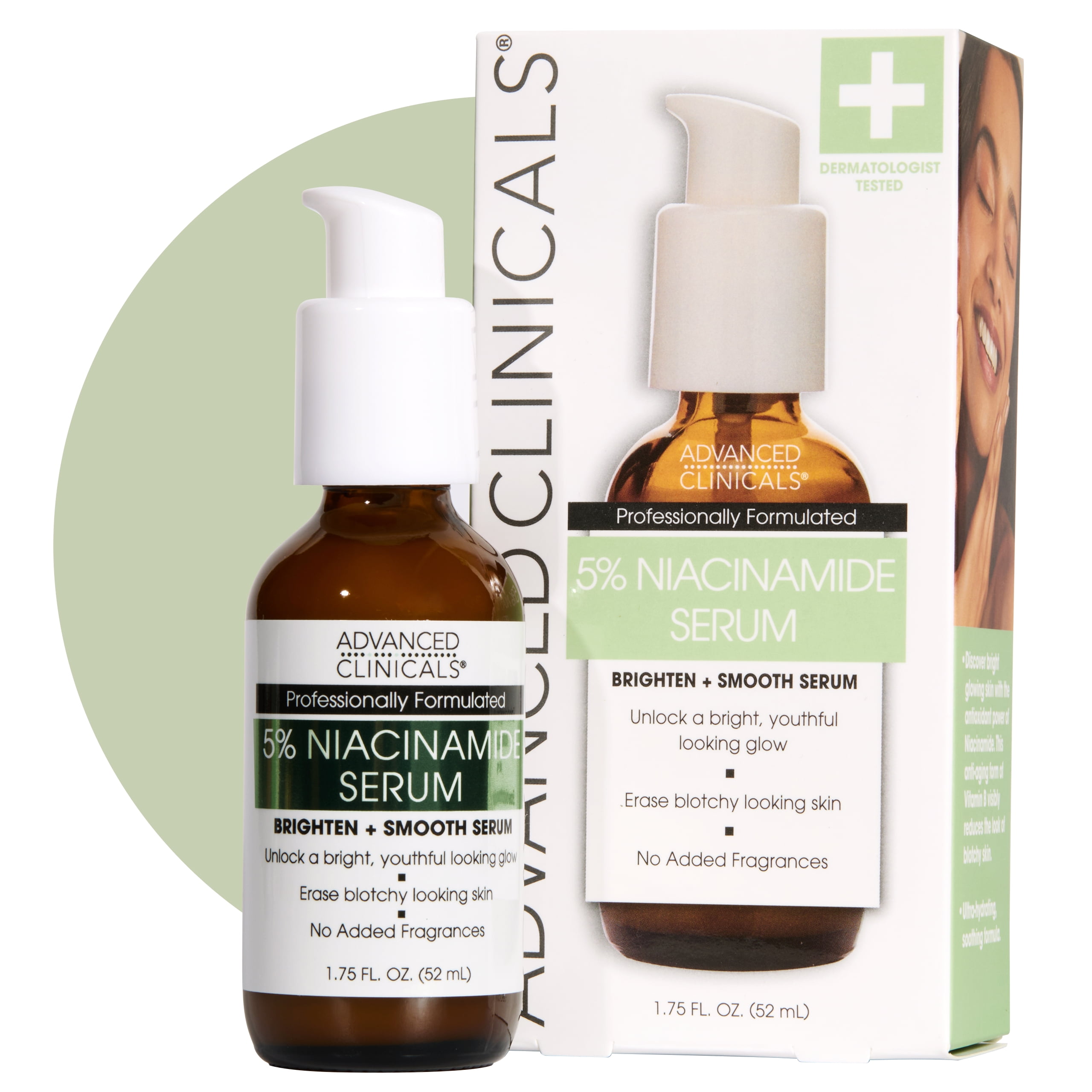 Advanced Clinicals 5% Niacinamide Face Serum, Anti-Aging, Reduces