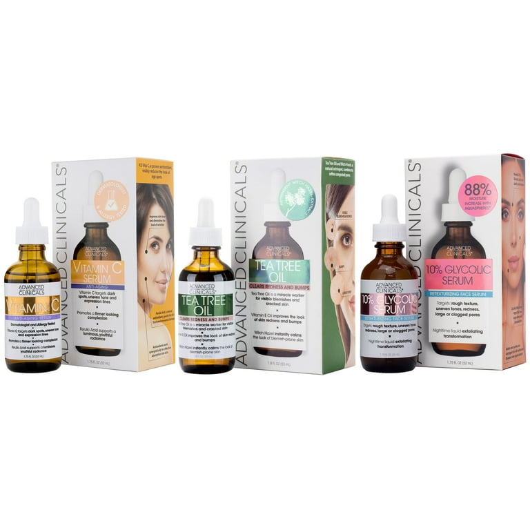 Advanced Clinicals Anti Aging Face Treatment Set of Vitamin C 