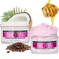 thumbnail image 1 of Advanced Clinicals Biotin Anti Breakage Hair Mask. Conditioner Mask for Weak and Color Treated Hair. Two - 12 fl oz., 1 of 2