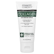 Advanced Clinicals Collagen, Skin Rescue Lotion, Fragrance-Free, 2 fl oz 59 ml