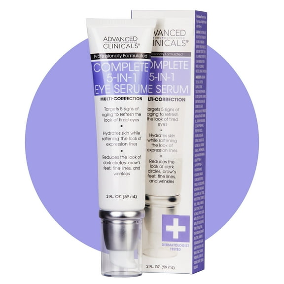 Advanced Clinicals Complete 5 in 1 Eye Serum 2 fl oz