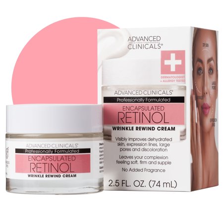Advanced Clinicals Encapsulated Retinol Face Cream Gel 2 fl oz