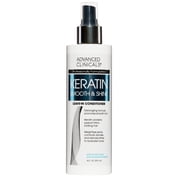 Advanced Clinicals Keratin Leave In Hair Detangler Treatment Spray. Leave In Conditioner For Tangled, Dry Hair. 8 fl oz.