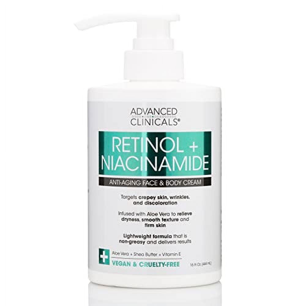 Advanced Clinicals Retinol Body Lotion, Firming & AntiAging
