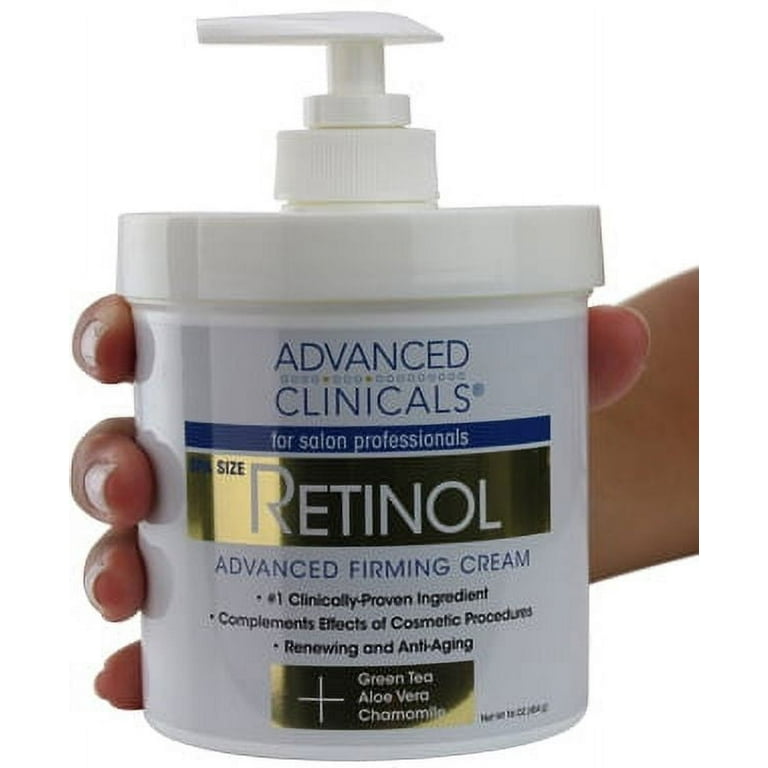 Advanced Clinicals Retinol Cream 16 fl oz - Walmart.com
