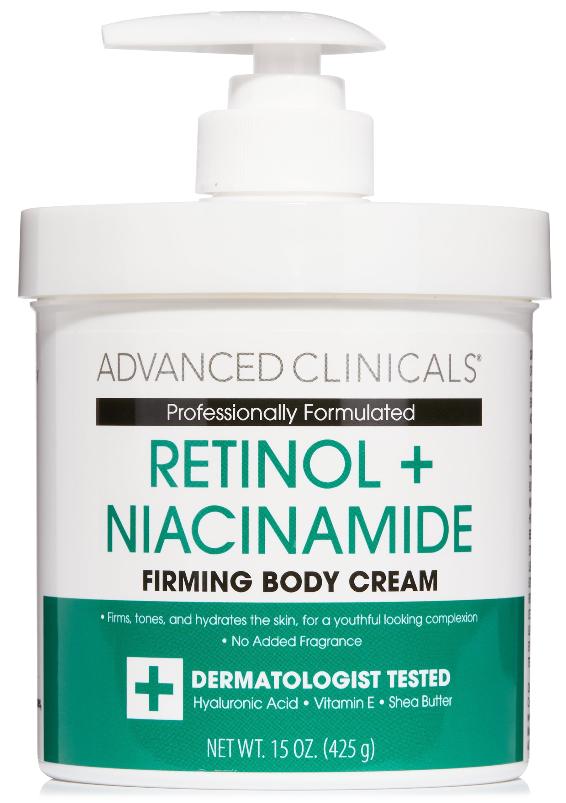 Advanced Clinicals Retinol Body Lotion Firming Moisturizer & Crepey Skin Care Treatment, Anti Aging Retinol Body Cream Targets Look Of Wrinkles, Sagging, Stretch Marks, & Sun Damaged Dry Skin, 15 Oz