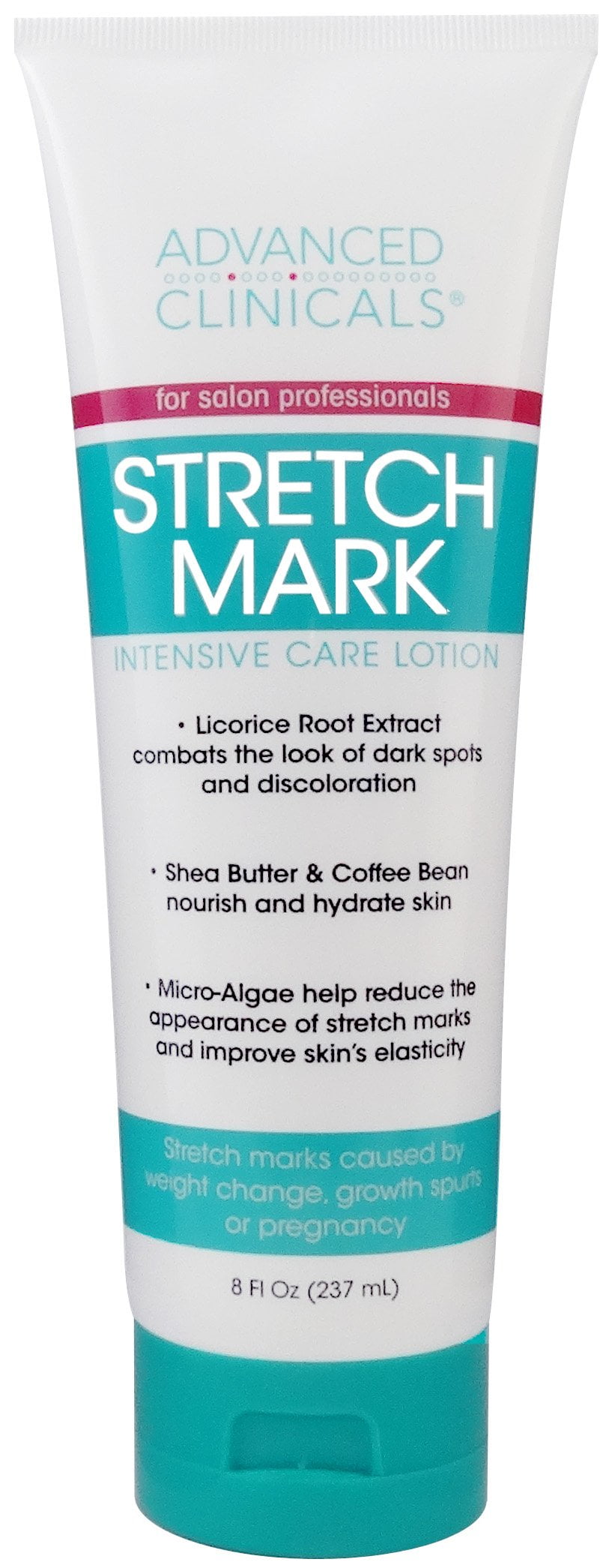 Advanced Clinicals Stretch Mark Lotion. Moisturizing Cream for Scars