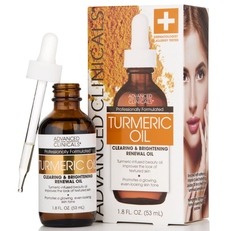 美容液 FA SERUM Advanced 10ml Advanced Clinicals Turmeric Face Oil Serum, Acne Solution