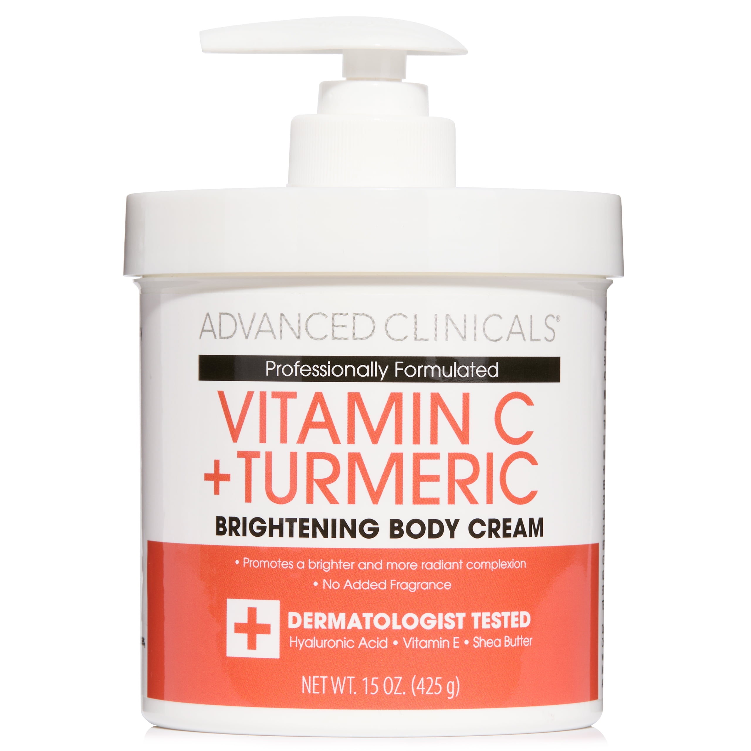 ADVANCED CLINICALS Vitamin C Face and Body Cream, Turmeric