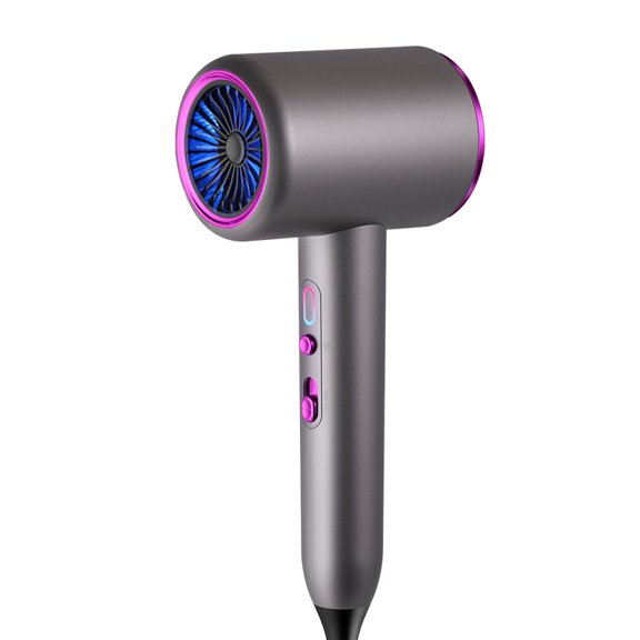 Advanced Constant Temp Ionic Blow Dryer, Constant Heat Protection Hair Dryer with ALCI Safety Plug, 1875W Frizz-Control Styler for Healthy Radiant Shine, Purple