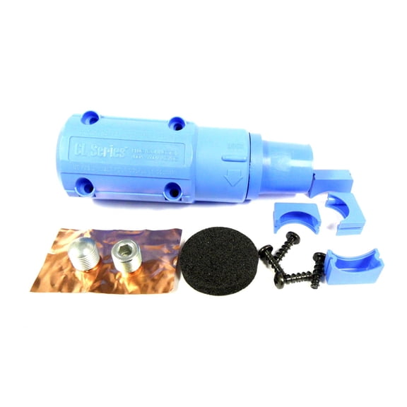 Advanced Devices CL40FB-D Marinco CL 4/0 Inline Female Blue Brass 400A 600Vac