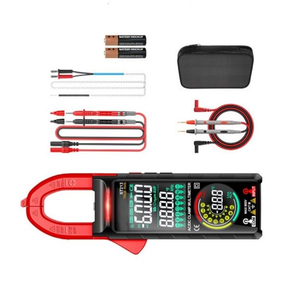 Advanced Digital Clamp Meter Multimeter NCV Detector Data Hold Functiony Builts In Flashlights NCV Function Home Use