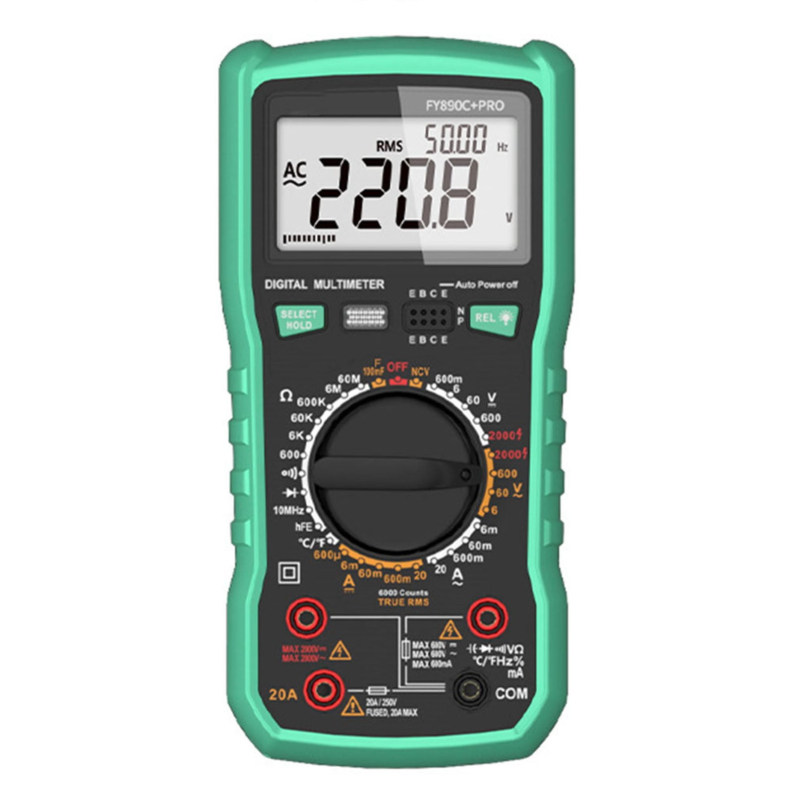 Advanced Digital Photovoltaic Multimeter Fy890C Pro Supporting Comprehensive Measurement Functions For Technicians