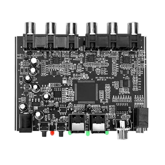 Advanced Digital Sound Decoders Converting Source Sound to Analog 5.1 Channel or Stereo Output Supporting SPDIF Coaxial Inputs