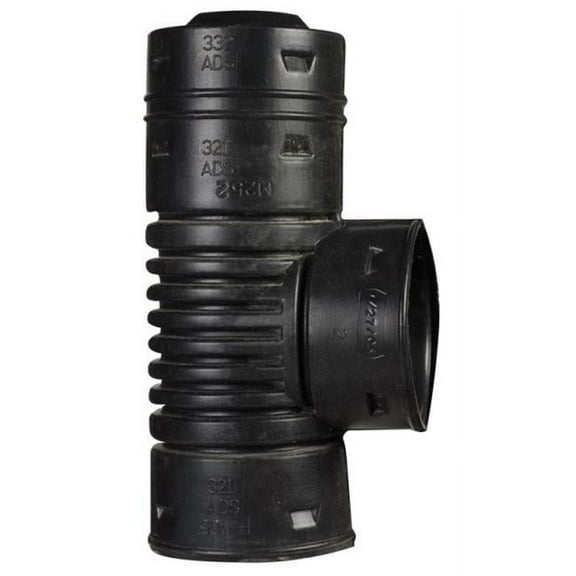 Advanced Drainage 0341AA Blind Tee 3 in. Cap On 1 End Corrugate