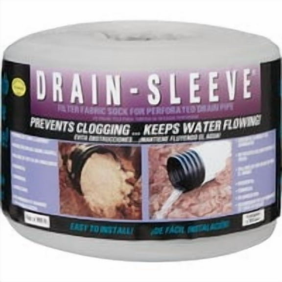 Advanced Drainage Systems 4 In. W. x 100 Ft. L. Fabric Drain Guard Sock 0420HA