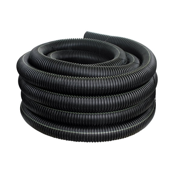 Advanced Drainage System Inc 06510100 Corrugated Drainage Tubing 6" D X 100 ft. L Polyethylene Black
