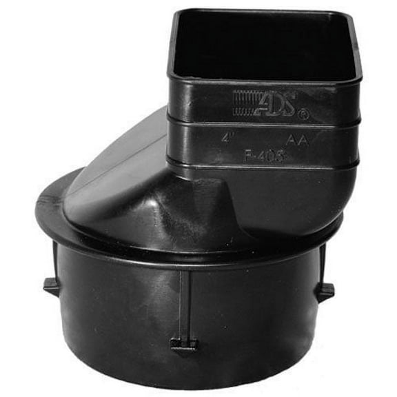 Advanced Drainage Systems 4" Adapter 0464AA - Drain Pipe Coupler - 4 Inch Drain Adapter