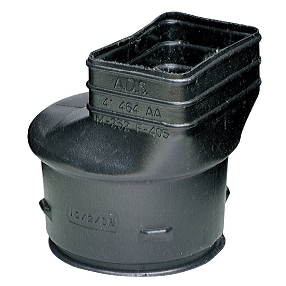 Advanced Drainage Systems 4" Adapter 0464AA - Drain Pipe Coupler - 4 Inch Drain Adapter