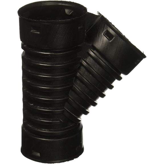 Advanced Drainage Systems Wye, 3 in For Pipe Size,Single,Snap Lock  0322AA