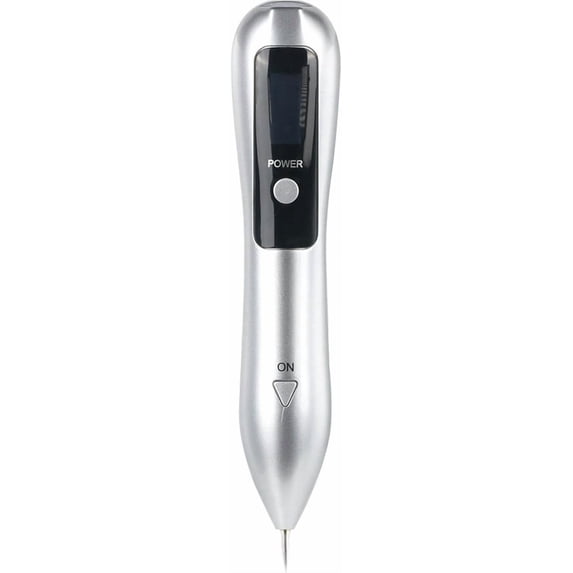 Advanced Electric Beauty Pen, Portable Rechargeable Skin Care Tool for Home Use (Silver)