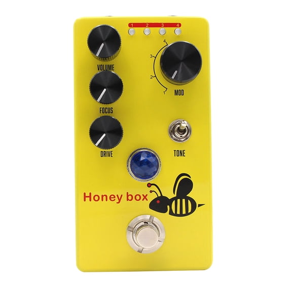 Advanced Electric Guitar Stompbox Customizable Sound Effects Distortion Reverbs Delay Housing Performances Accessory