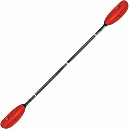 Advanced Elements 4-Part Fiberglass Kayak Paddle, Black/Red