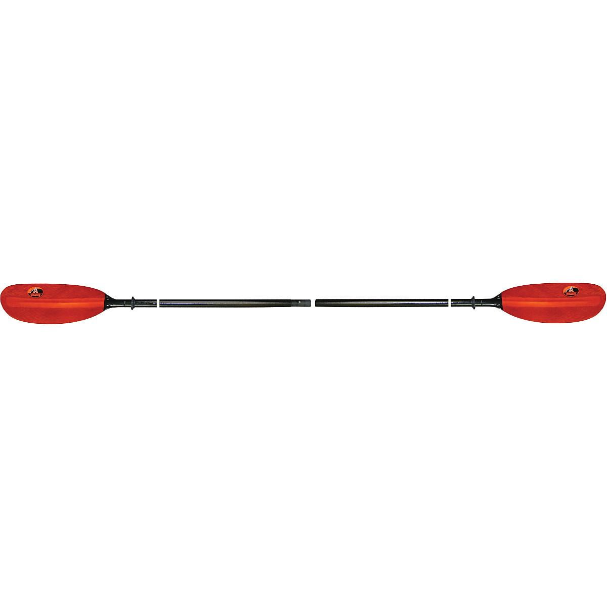 Advanced Elements 4-Part Fiberglass Kayak Paddle, Black/Red
