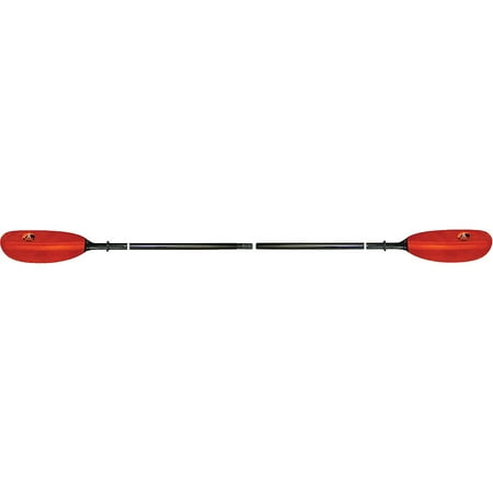 Advanced Elements 4-Part Fiberglass Kayak Paddle, Black/Red