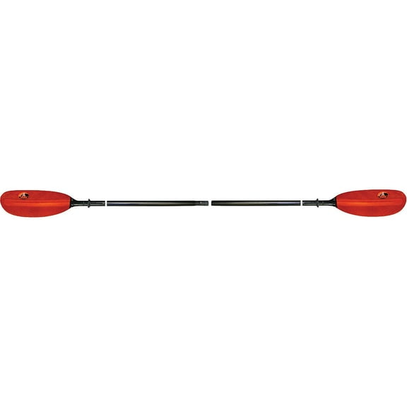 Advanced Elements 4-Part Fiberglass Kayak Paddle, Black/Red