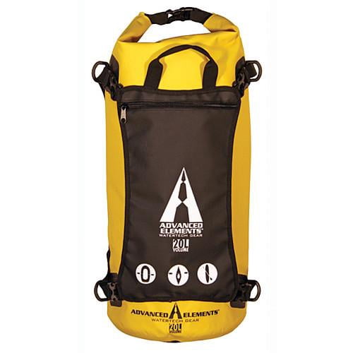 20Liters Stashpak Roll Top Dry Yellow and Black Bag