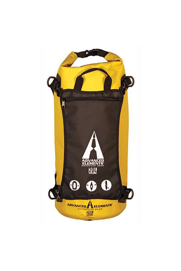 20Liters Stashpak Roll Top Dry Yellow and Black Bag