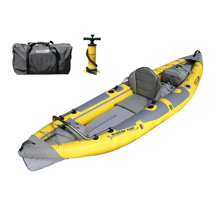 Elements StraitEdge Inflatable Angler Fishing Kayak - 9.8 ft