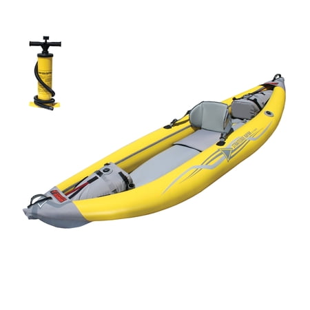 Advanced Elements StraitEdge™ - Whitewater Inflatable Kayak with Pump - 9 ft - Yellow