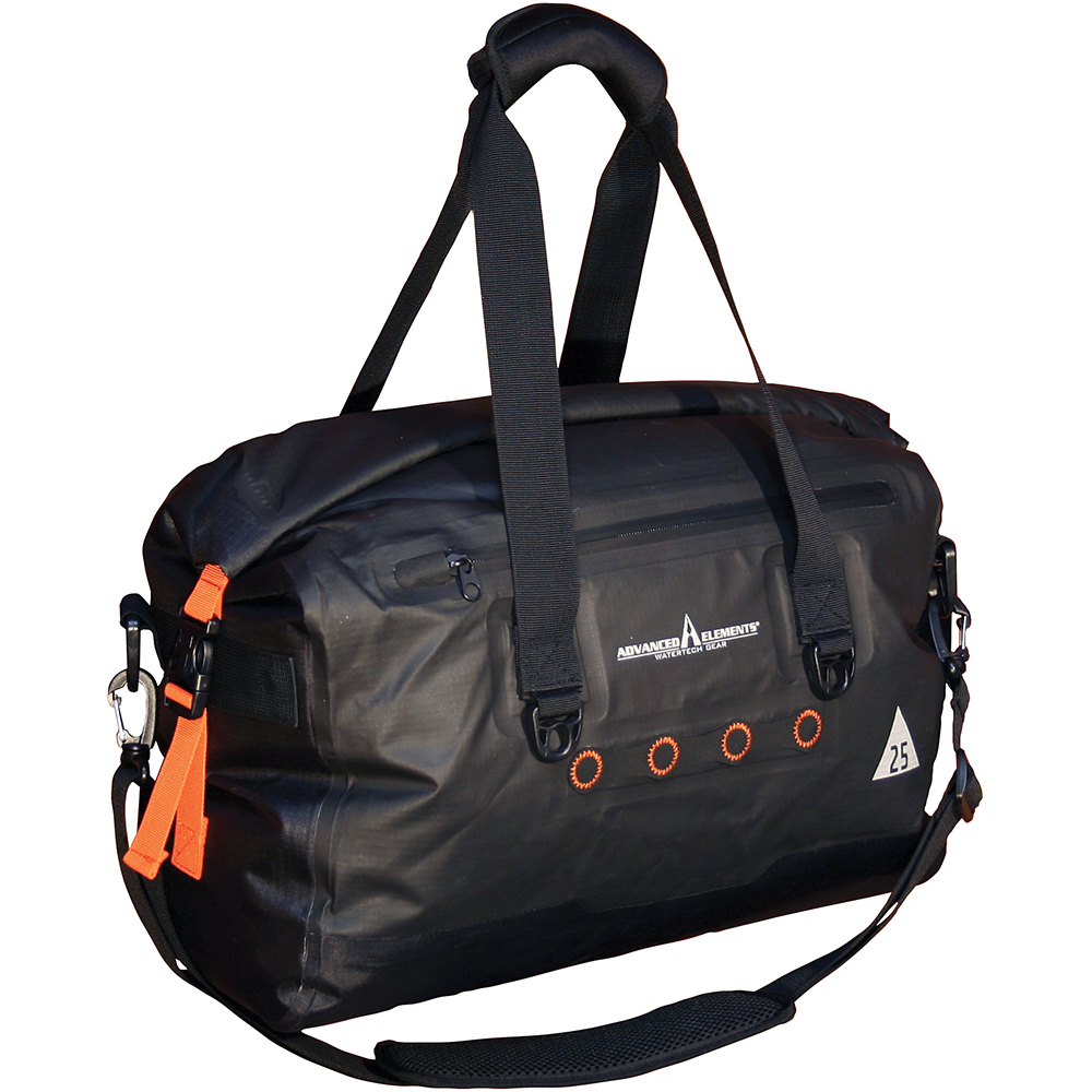 25Liters Thunder Roll Top Black Cargo Backpack